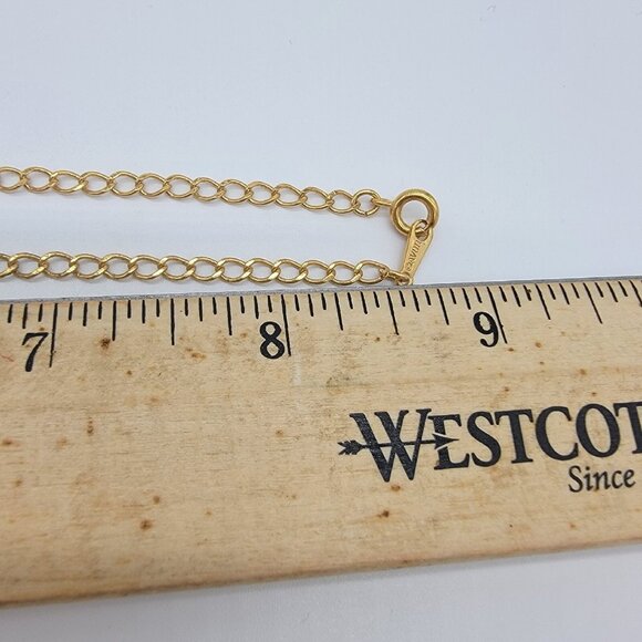 Vintage Avon Necklace‎ Faux Pearl Cluster Gold Tone Signed MCM - Picture 5 of 5